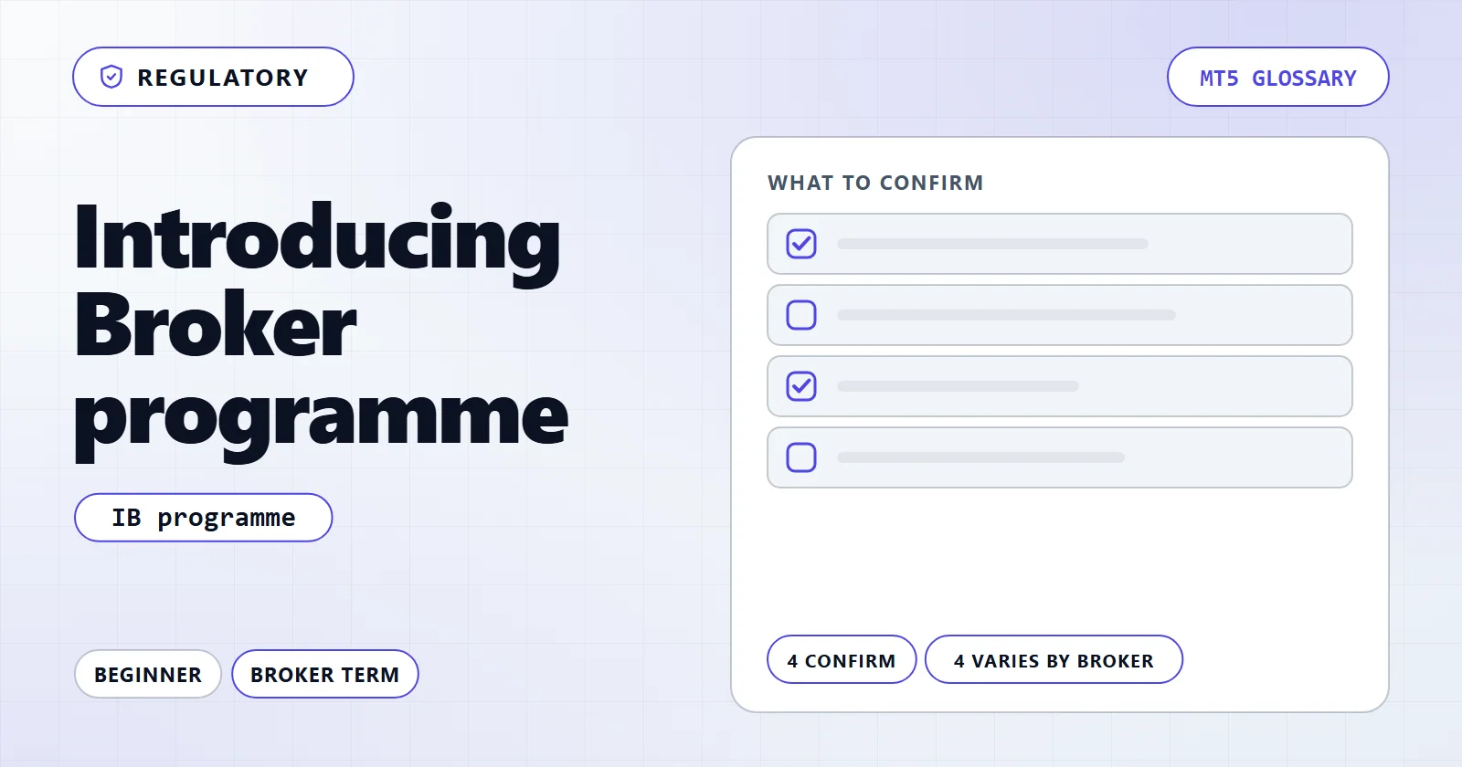 Introducing-Broker-Programm — MT5 glossary overview
